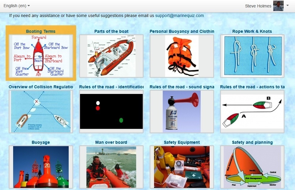 Coastal Marine Knowledge online learning course - Coastal Safety - Boat ...